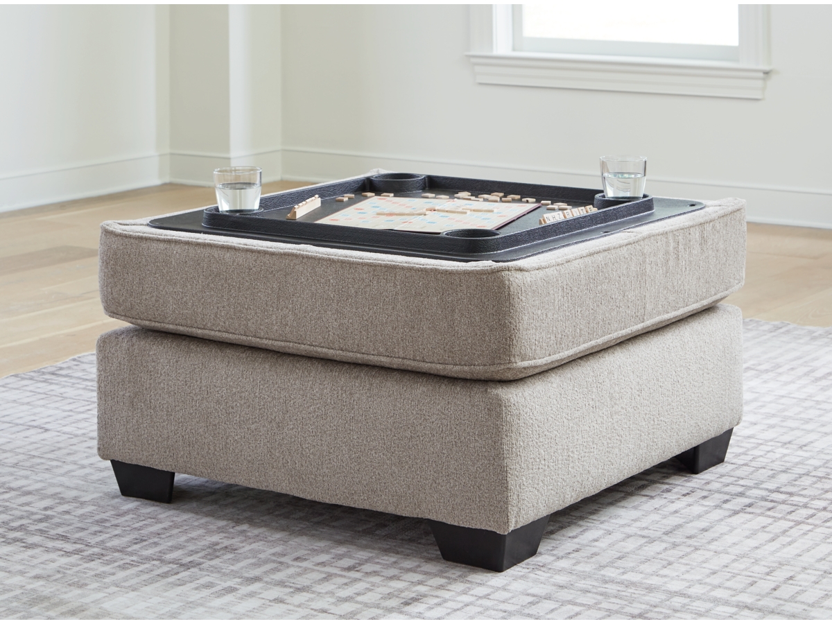 【りえ】アシュレイファニチャー オットマン Claireah Ottoman With Storage | Ashley