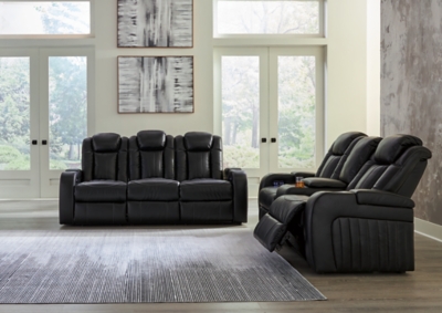 Caveman Den Sofa and Loveseat, Midnight