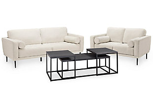 Caladeron Sofa and Loveseat with Coffee Table and 2 End Tables, , rollover