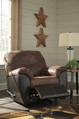 Gregale Recliner, Coffee, large