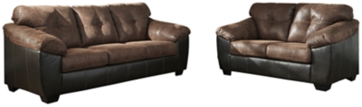 Gregale Sofa and Loveseat, Coffee, large