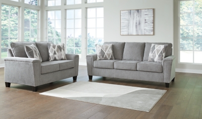 Leeshan Sofa and Loveseat, Steel