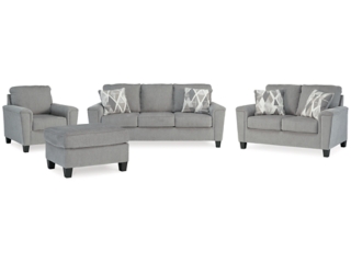 Leeshan Sofa, Loveseat, Chair and Ottoman