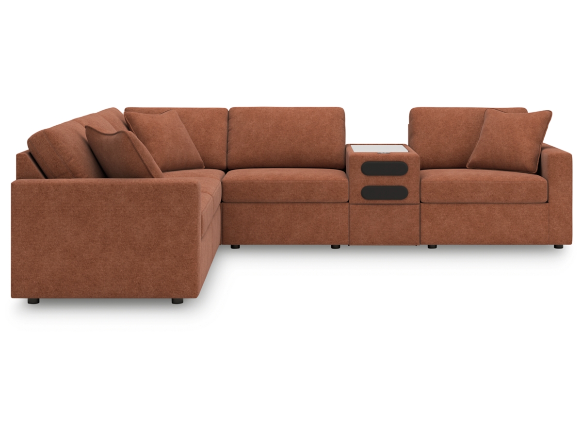 Modmax 6 Piece Modular Sectional with Audio Console Modmax 6 Piece Modular Sectional with Audio Console