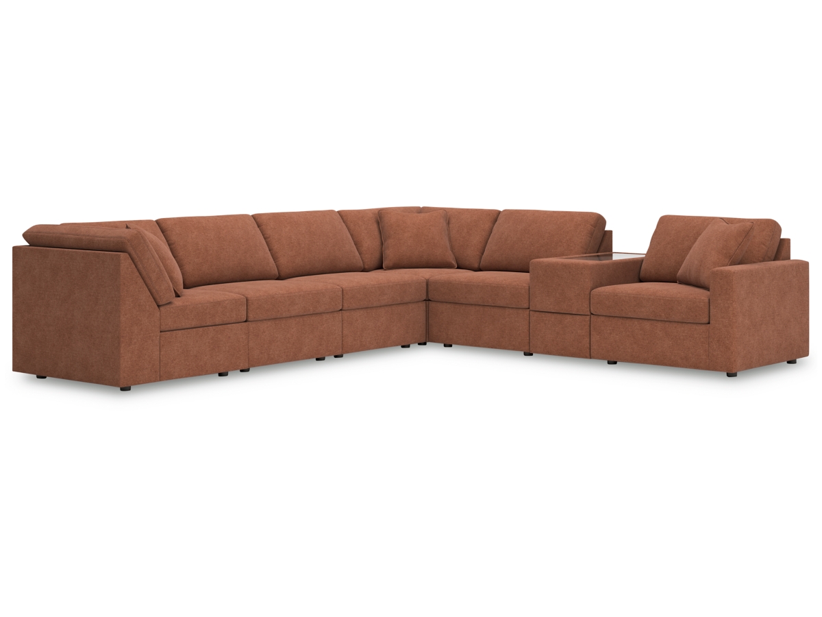 Modmax 7 Piece Modular Sectional with Storage Console