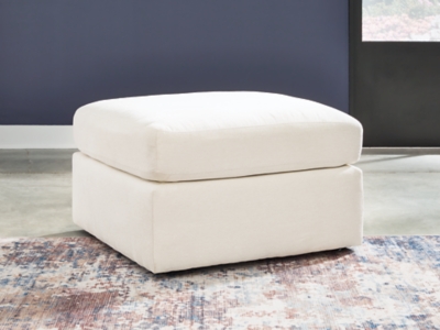 Modmax Performance Fabric Accent Ottoman, Oyster