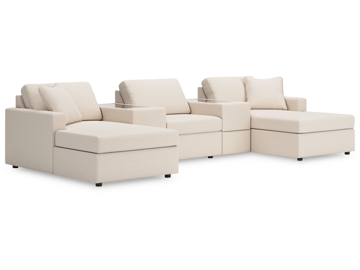 Modmax 5 Piece Modular Sectional with Storage Consoles Modmax 5 Piece Modular Sectional with Storage Consoles