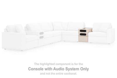 Modmax 7-Piece Balanced Sectional with Audio and Storage Consoles image 3