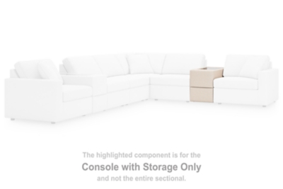 Modmax 7-Piece Balanced Sectional with Audio and Storage Consoles image 5