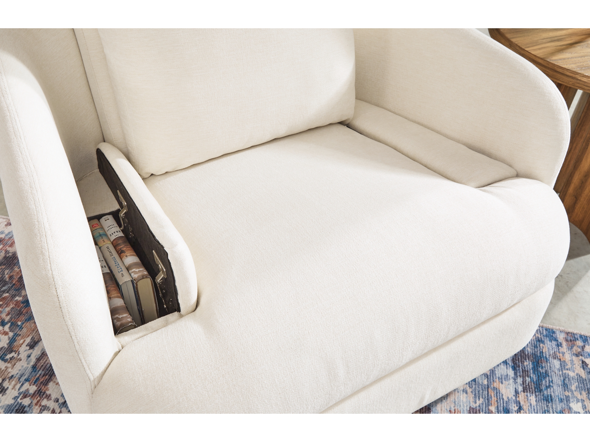 Image 3 of Modmax 3-Piece Modular Next-Gen Nuvella Performance Fabric Sofa Oyster 