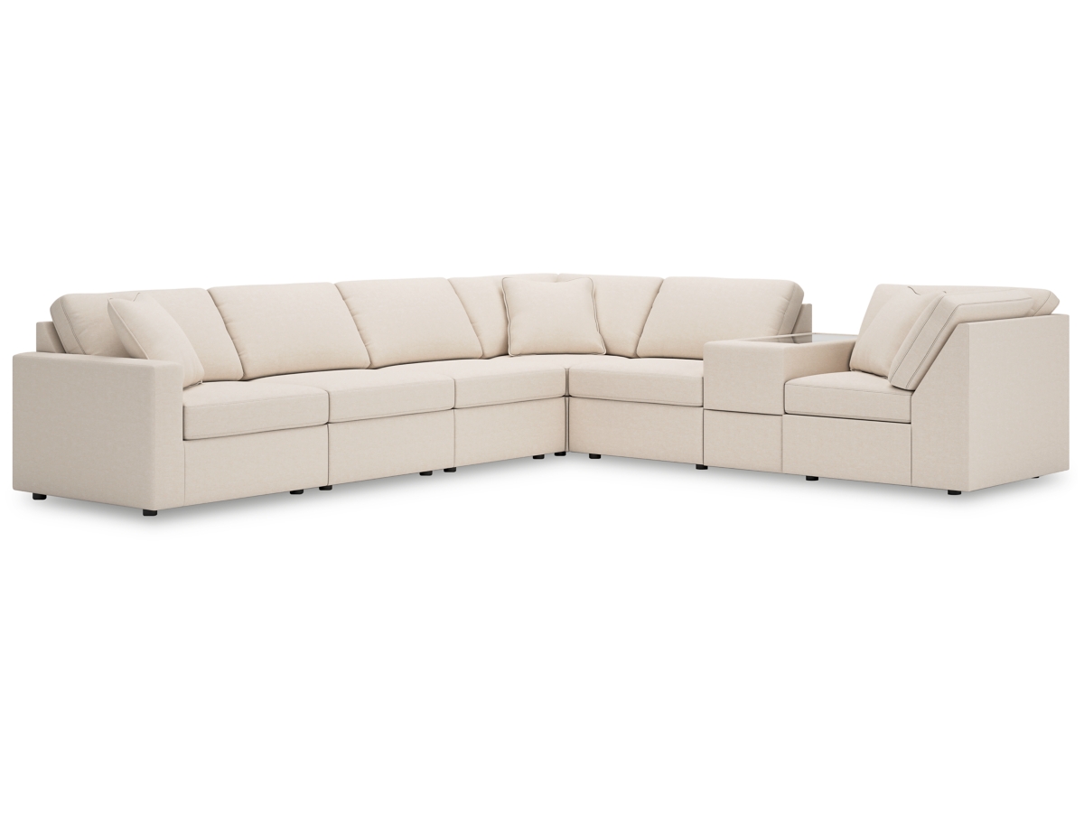 Modmax 7 Piece Modular Sectional with Storage Console Modmax 7 Piece Modular Sectional with Storage Console