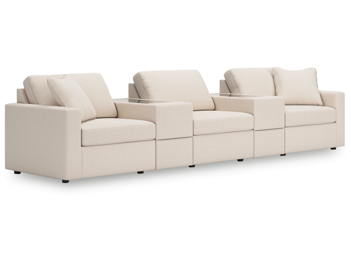 Modmax 5 Piece Modular Sectional with Storage Consoles Modmax 5 Piece Modular Sectional with Storage Consoles