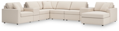 Modmax 8-Piece Sectional with Chaise, Oyster, large