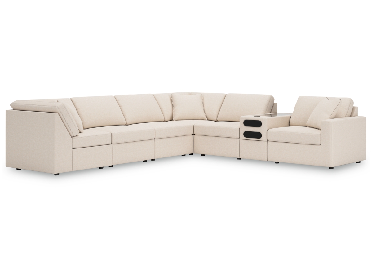 Modmax 7 Piece Modular Sectional with Audio Console Modmax 7 Piece Modular Sectional with Audio Console