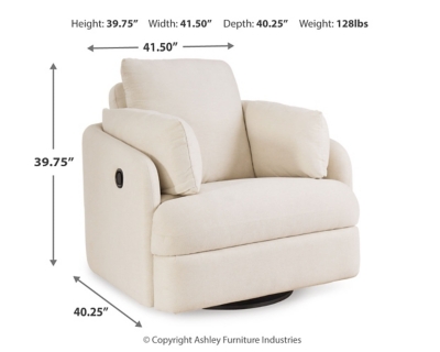 Modmax Swivel Glider Recliner Dimensions