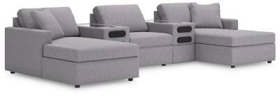 Modmax 5-Piece Sectional, Granite, large