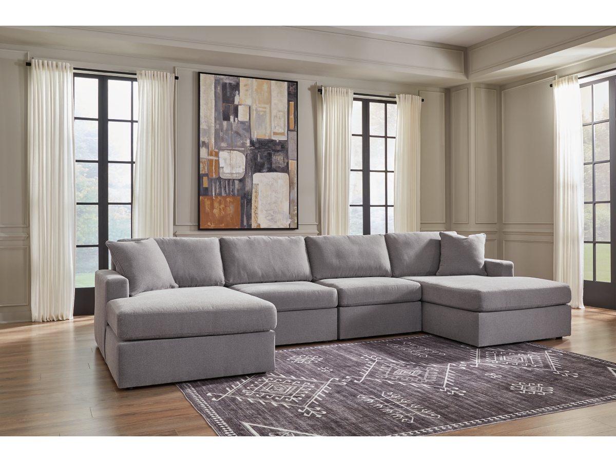Modmax 4 Piece Modular Sectional with Chaise Modmax 4 Piece Modular Sectional with Chaise