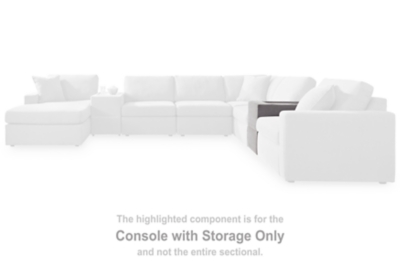 Modmax 7-Piece Balanced Sectional with Audio and Storage Consoles image 5