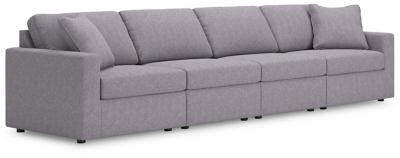 Modmax 4-Piece Modular Performance Fabric Sofa, Granite