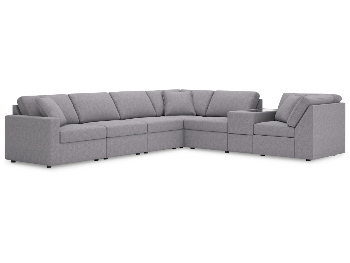 Modmax 7 Piece Modular Sectional with Storage Console