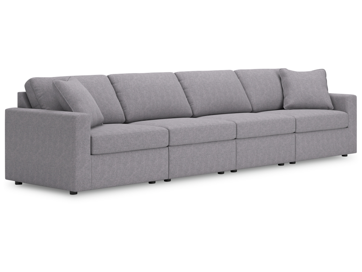 Modmax 4-Piece Modular Next-Gen Nuvella™ Performance Fabric Sofa