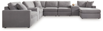 Modmax 8-Piece Sectional with Chaise, Granite, large