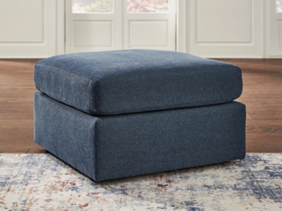 Modmax Performance Fabric Oversized Accent Ottoman, Ink