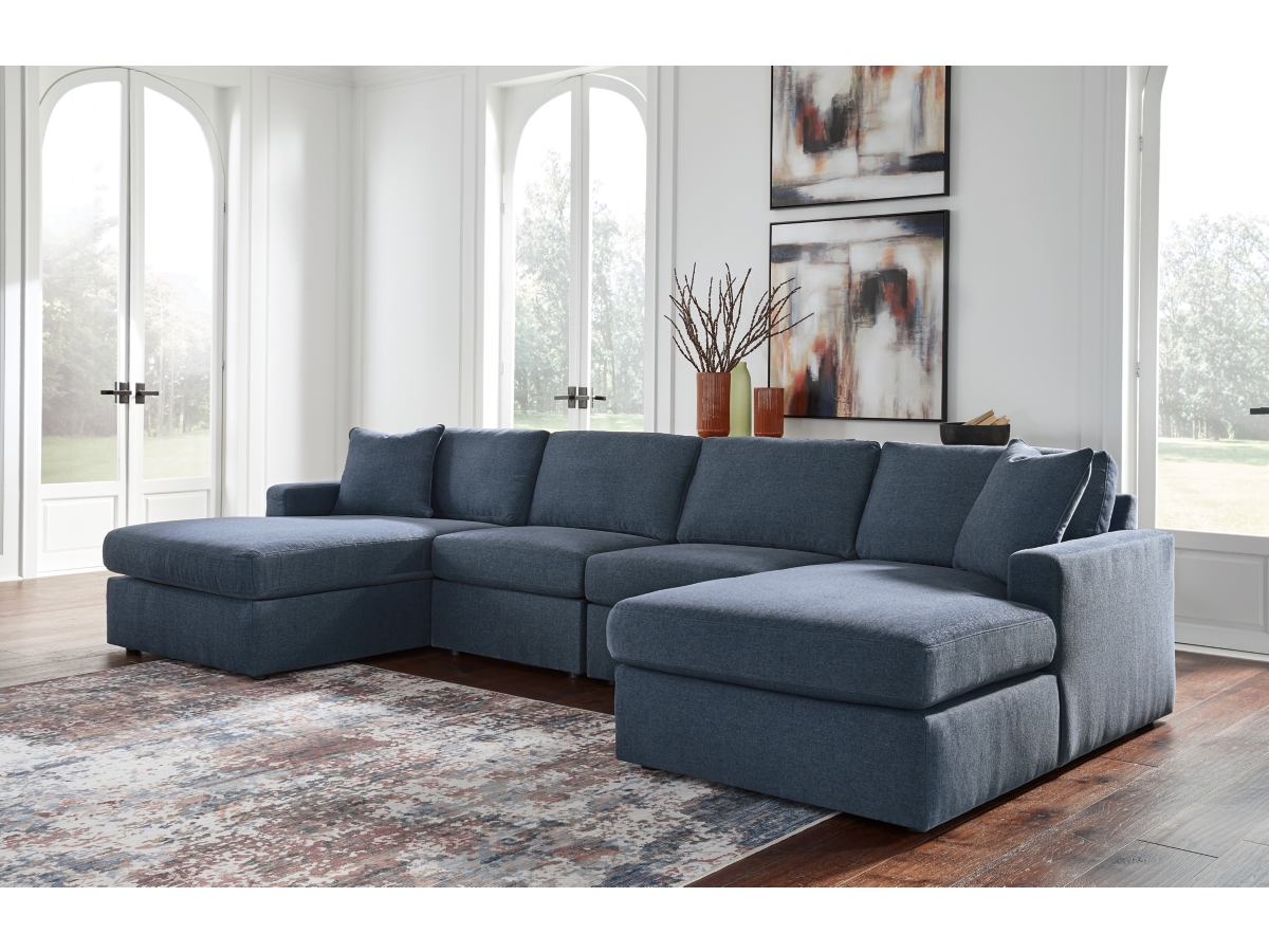 Modmax 4 Piece Modular Sectional with Chaise Modmax 4 Piece Modular Sectional with Chaise