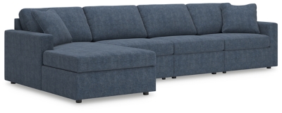 Modmax 4-Piece Sectional with Chaise, Ink, large