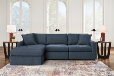 Modmax 3-Piece Sectional with Chaise, Ink, rollover