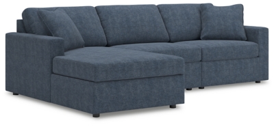 Modmax 3-Piece Sectional with Chaise, Ink, large