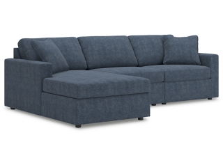 Modmax 3-Piece Next-Gen Nuvella™ Performance Fabric Modular Sofa Chaise