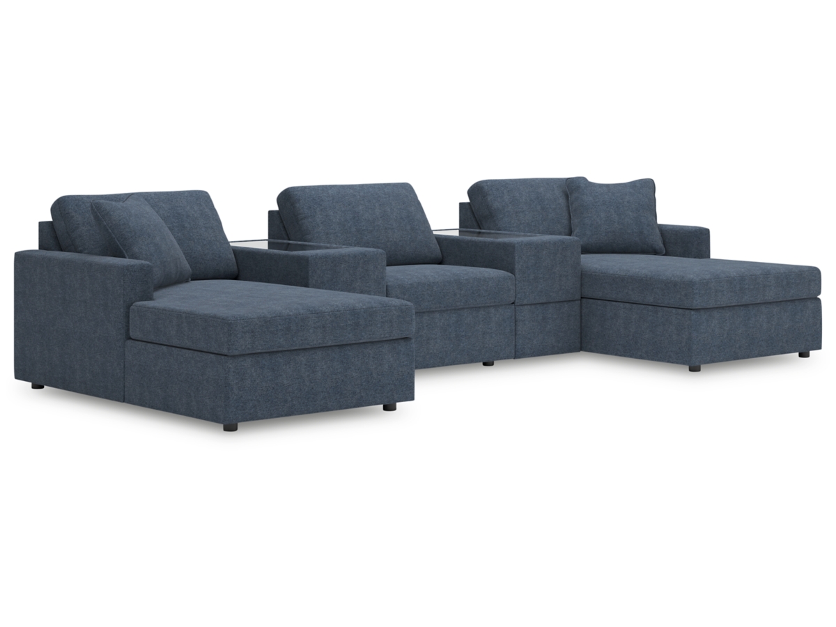 Modmax 5 Piece Modular Sectional with Storage Consoles Modmax 5 Piece Modular Sectional with Storage Consoles