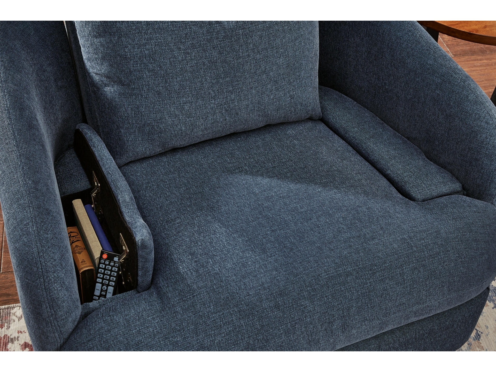Image 3 of Modmax 3-Piece Modular Next-Gen Nuvella Performance Fabric Sofa INK