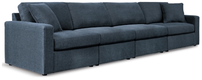 Modmax 4-Piece Modular Performance Fabric Sofa, Ink