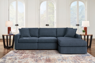 Modmax 3-Piece Sectional with Chaise, Ink, rollover