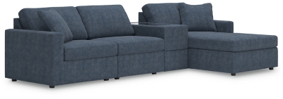 Modmax 4-Piece Sectional with Chaise, Ink, large
