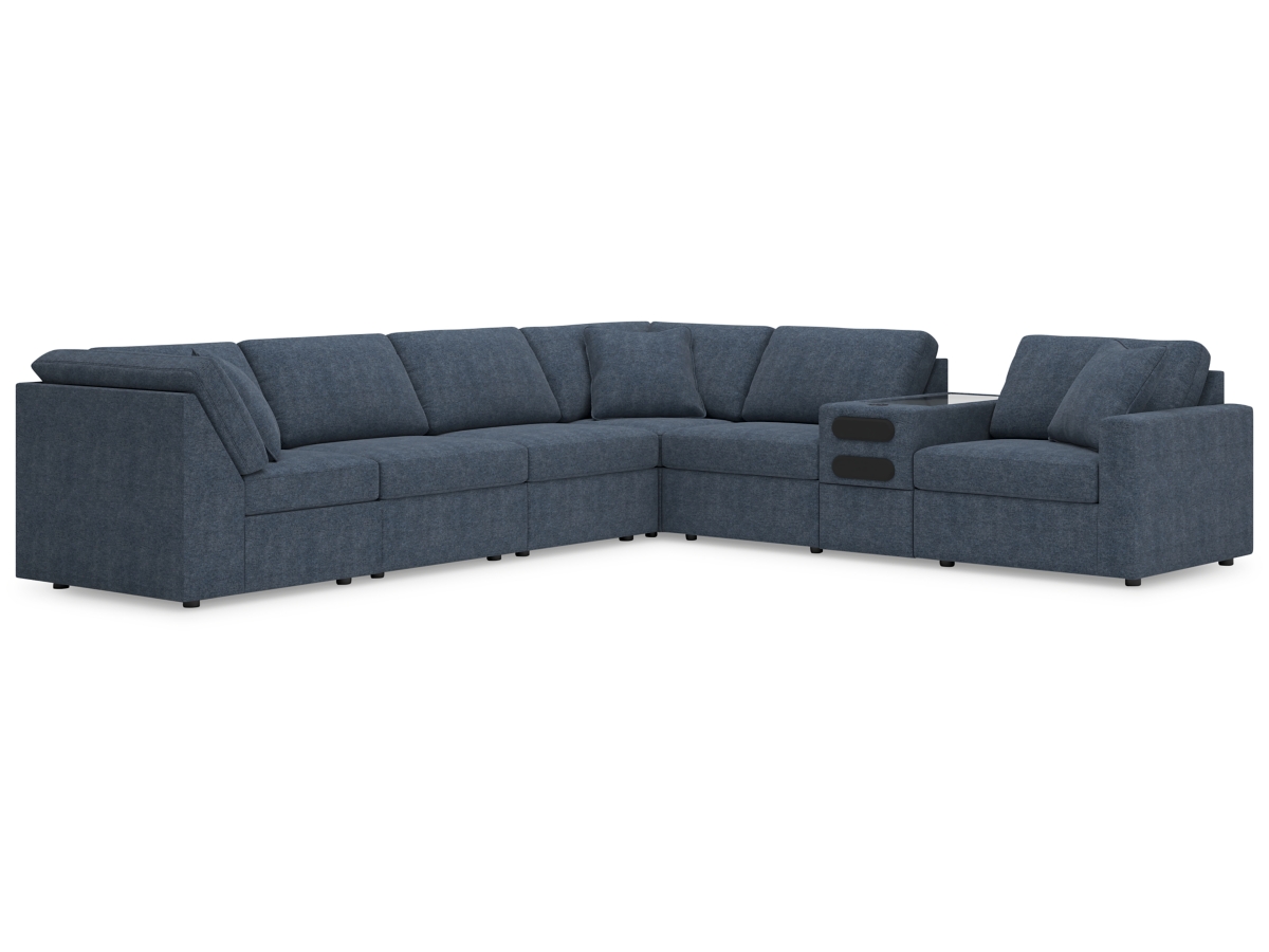Modmax 7 Piece Modular Sectional with Audio Console Modmax 7 Piece Modular Sectional with Audio Console