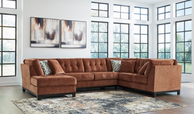 Laylabrook 3-Piece Sectional with Chaise, Spice