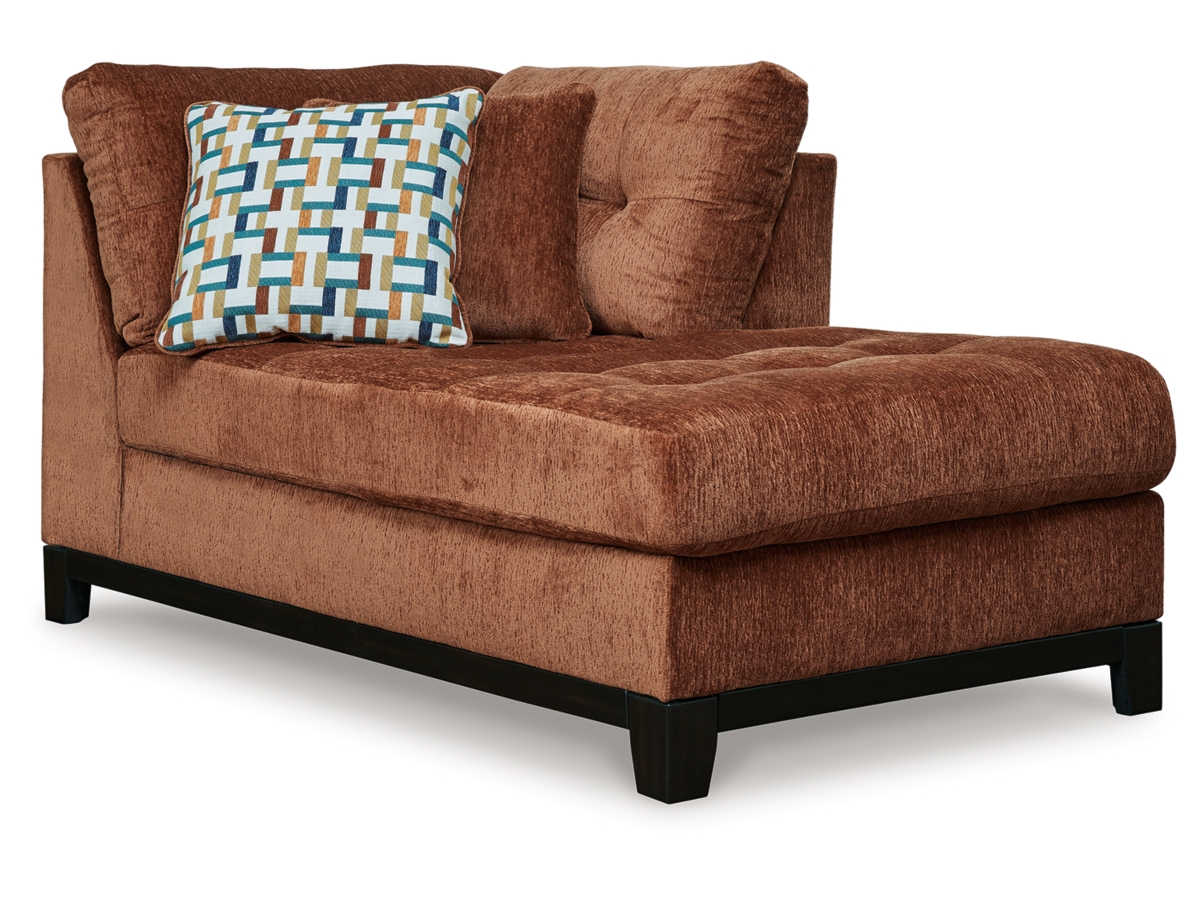 Ashley leather chaise lounge sale