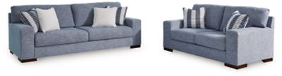 Belvoir Sofa and Loveseat, Denim, large