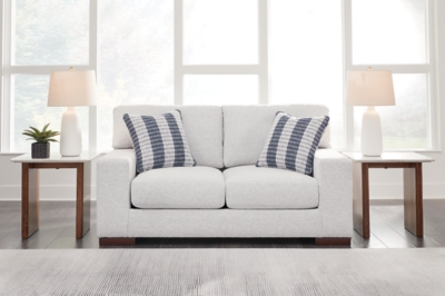 Belvoir Loveseat, Snow, rollover