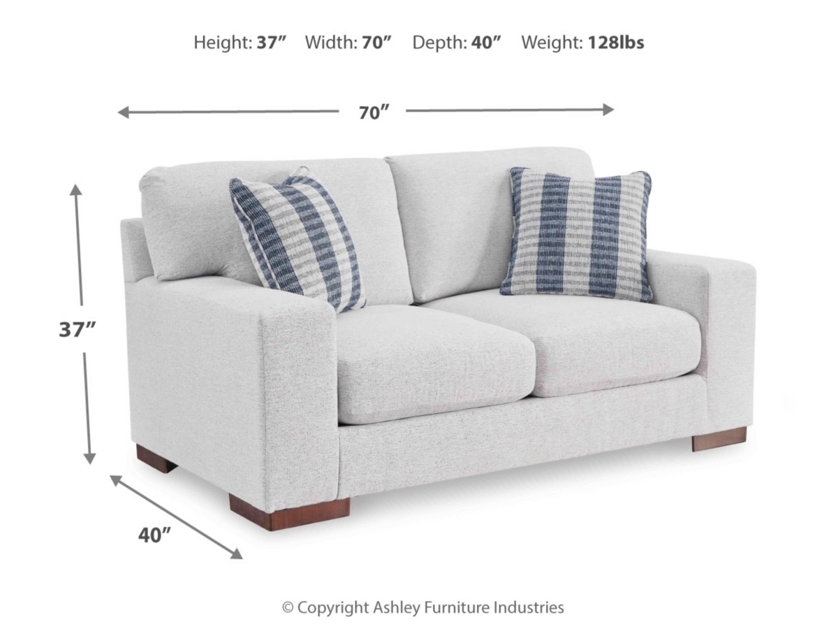 Belvoir Loveseat, Snow, large