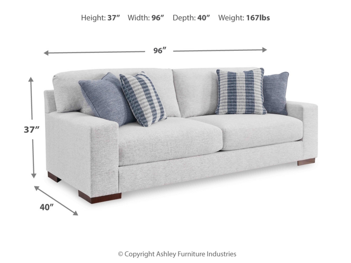 Belvoir Sofa, Snow, large