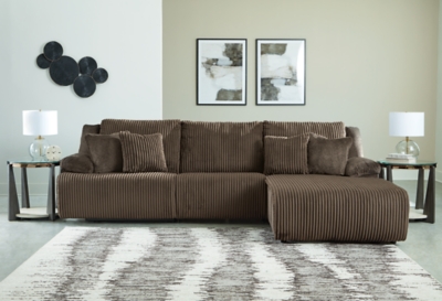Top Tier 3-Piece Manual Reclining Modular Sectional Sofa Chaise