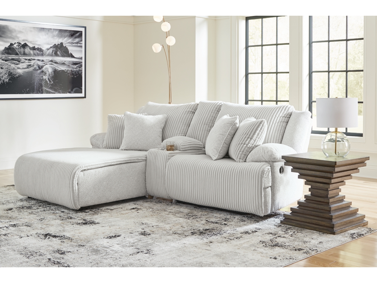 Top Tier Manual Reclining Modular Sofa with Chaise Ashley