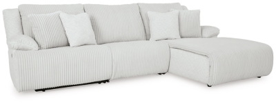 Top Tier 3-Piece Sectional Sofa Chaise, Alloy, large