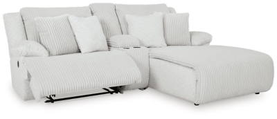Top Tier 3-Piece Manual Reclining Modular Sectional with Chaise and Console