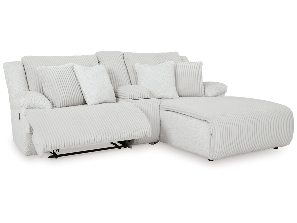 Top Tier 3-Piece Manual Reclining Modular Sectional with Chaise and Console