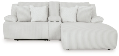 Top Tier 3-Piece Reclining Sectional Sofa with Chaise, Alloy, large